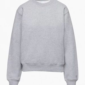 TNA COZY FLEECE PERFECT CREW SWEATSHIRT
